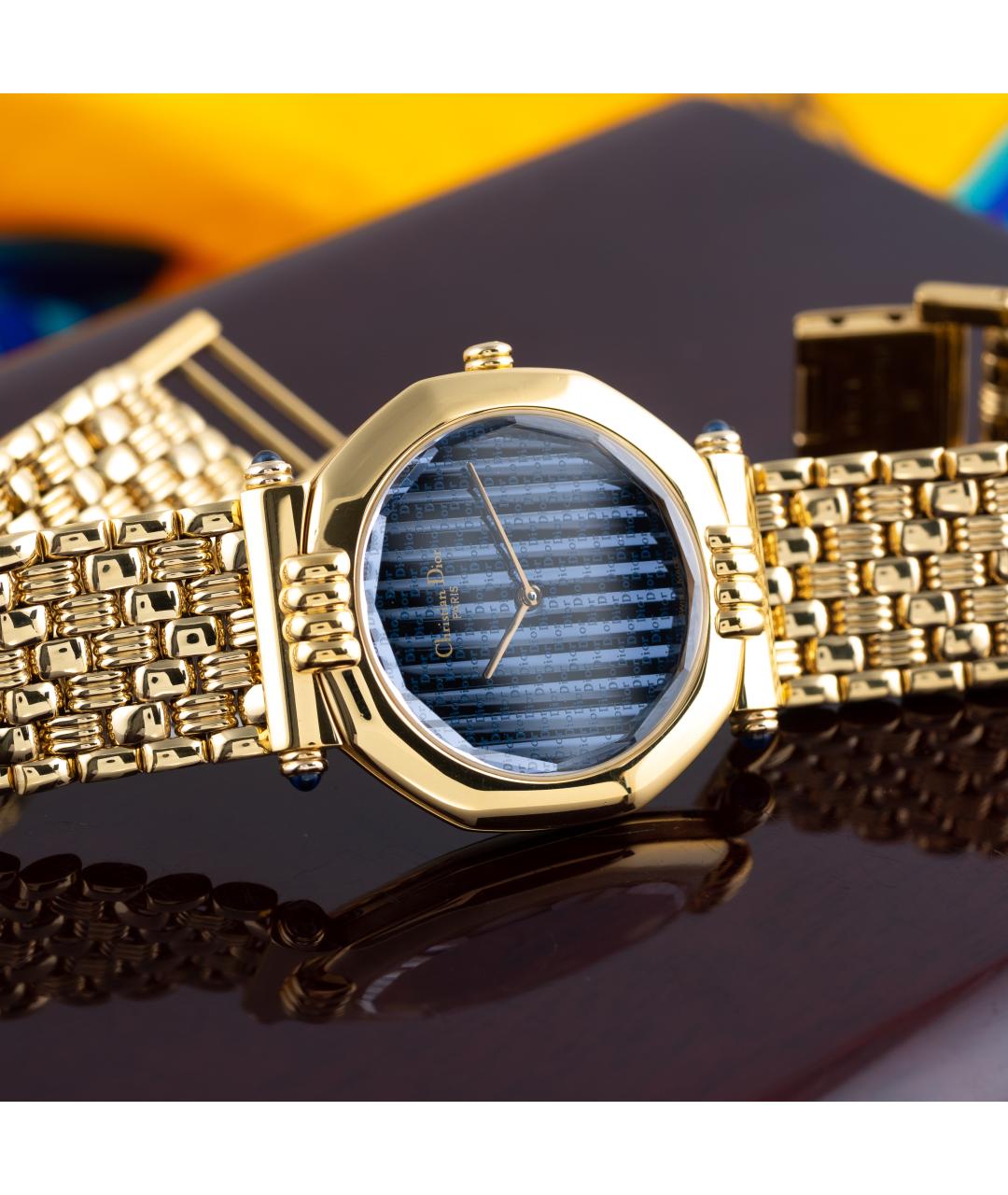 CHRISTIAN DIOR Золотые позолоченные часы, фото 3