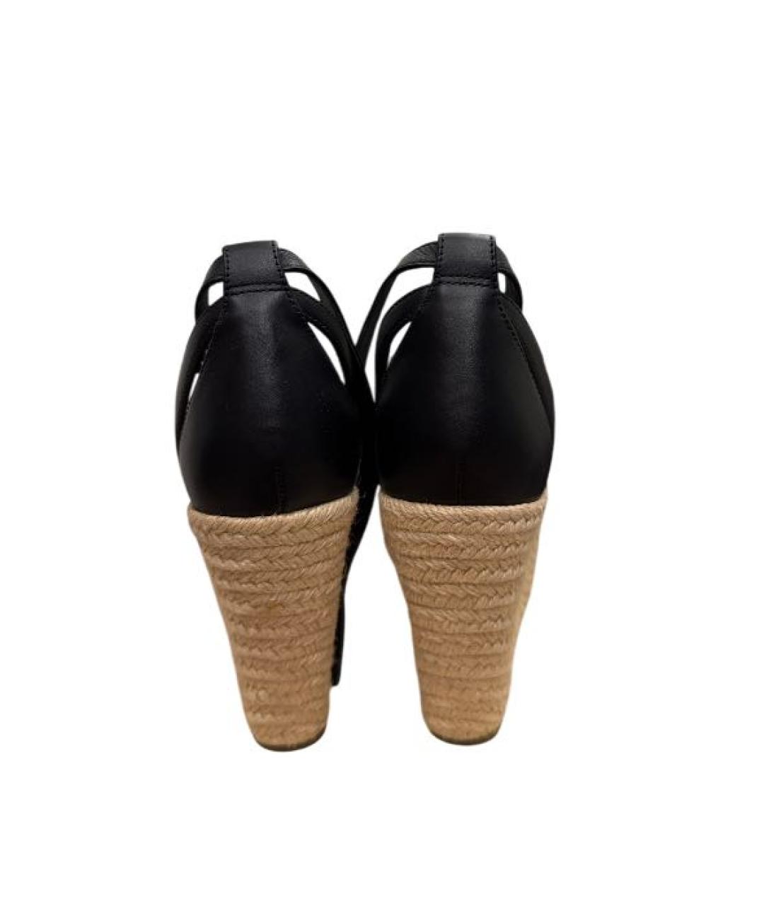 MICHAEL MICHAEL KORS Коричневые кожаные босоножки, фото 4