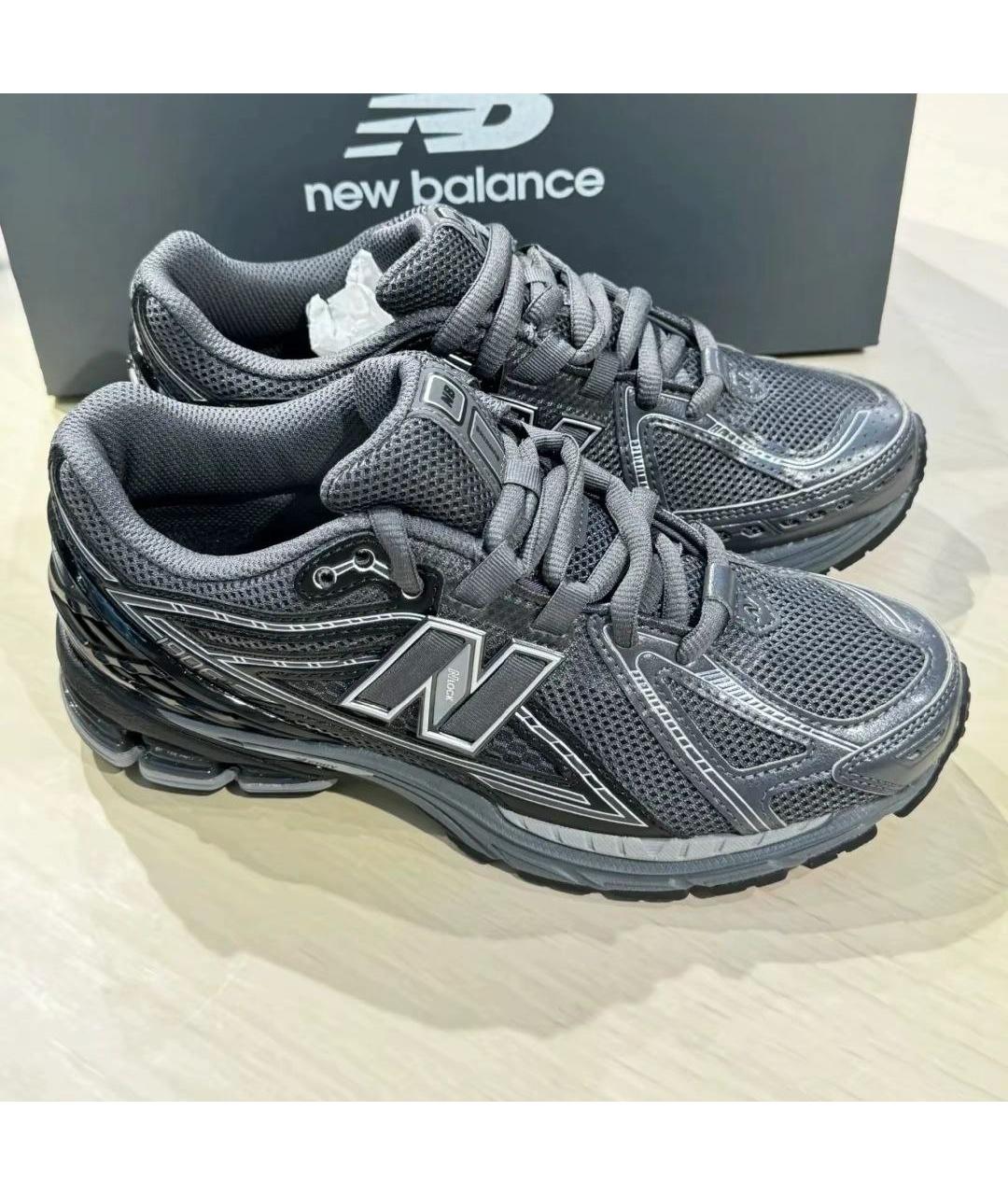 NEW BALANCE Черные текстильные кроссовки, фото 5