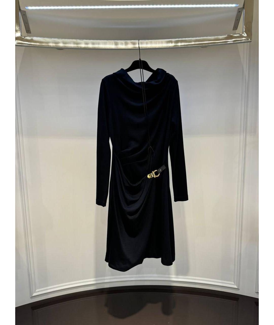 FERRAGAMO Черное повседневное платье, фото 3