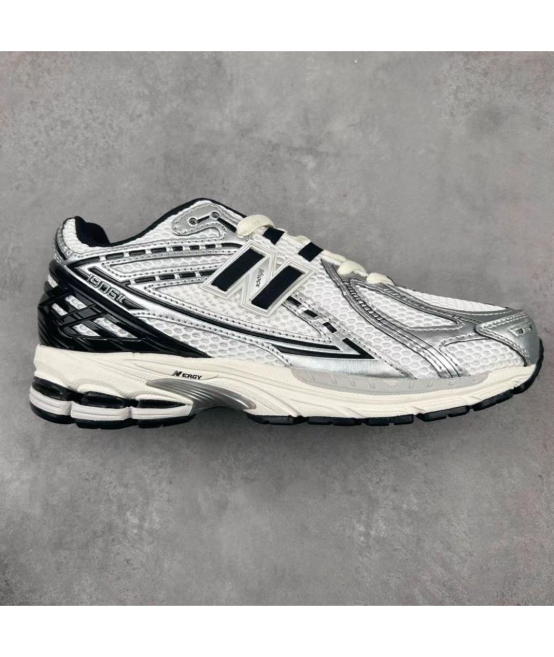 NEW BALANCE Белые текстильные низкие кроссовки / кеды, фото 4