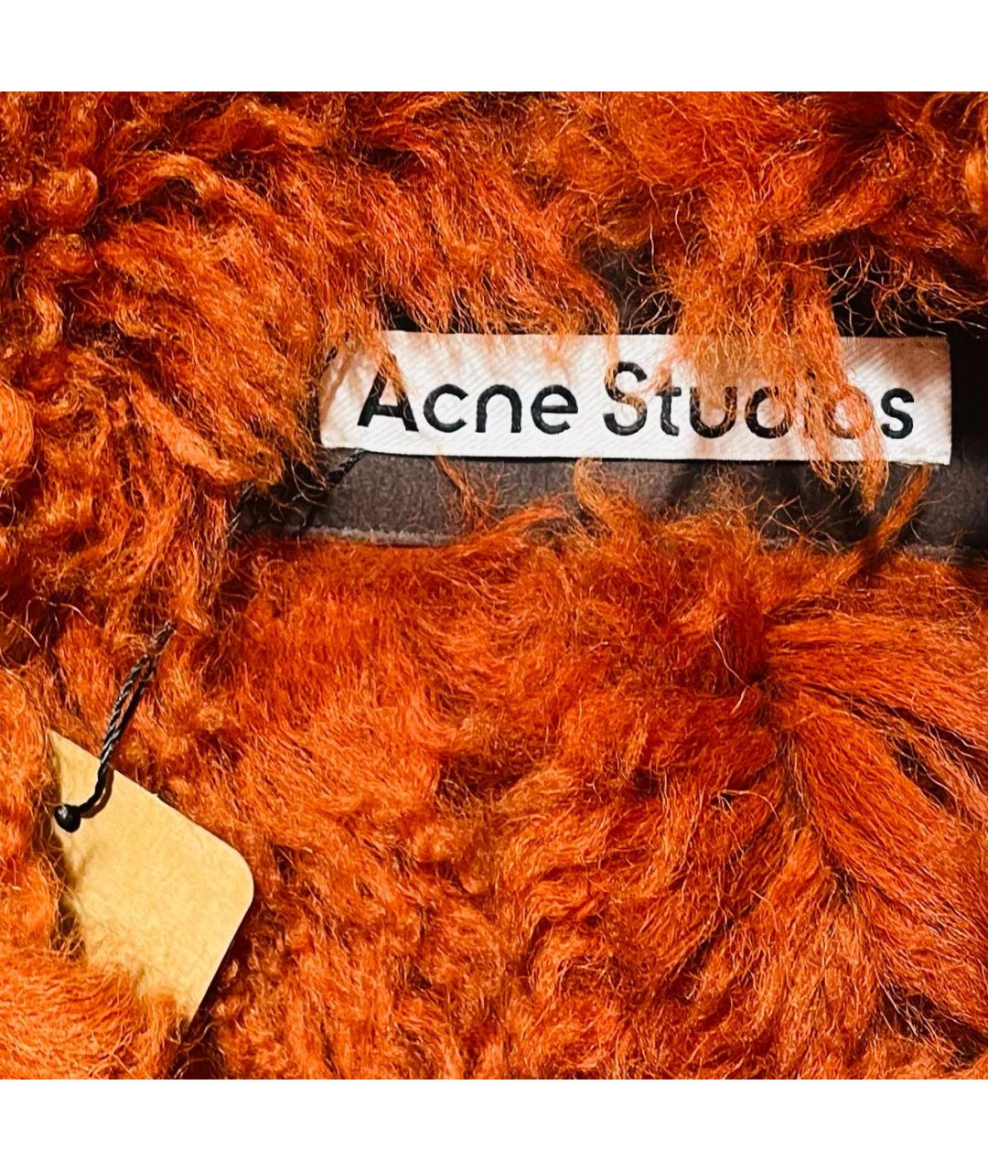 ACNE STUDIOS Коричневая меховая дубленка, фото 3