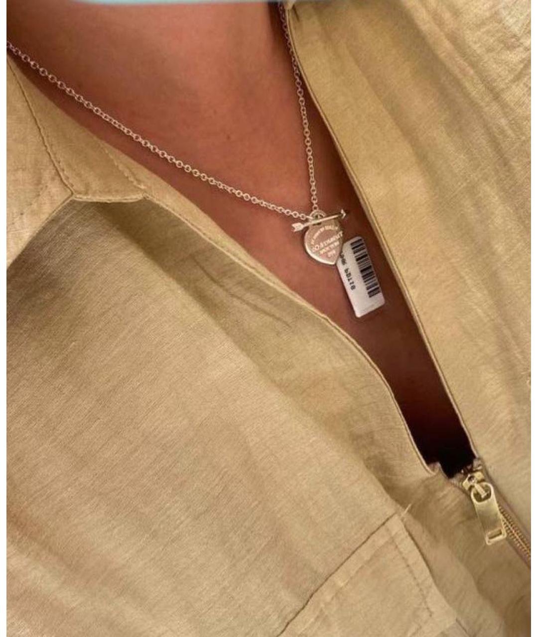 TIFFANY&CO Серебряное серебряное колье, фото 6