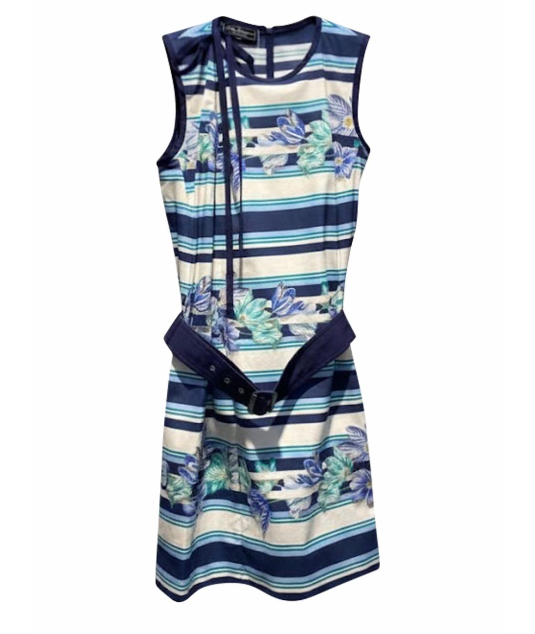 FERRAGAMO Голубое повседневное платье, фото 1