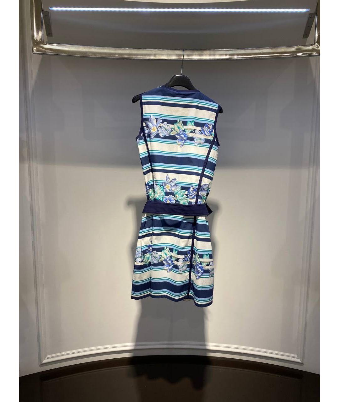 FERRAGAMO Голубое повседневное платье, фото 2