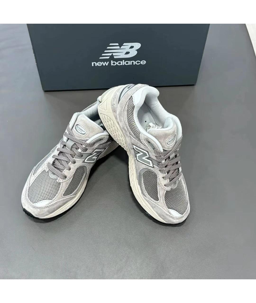 NEW BALANCE Серые текстильные кроссовки, фото 4