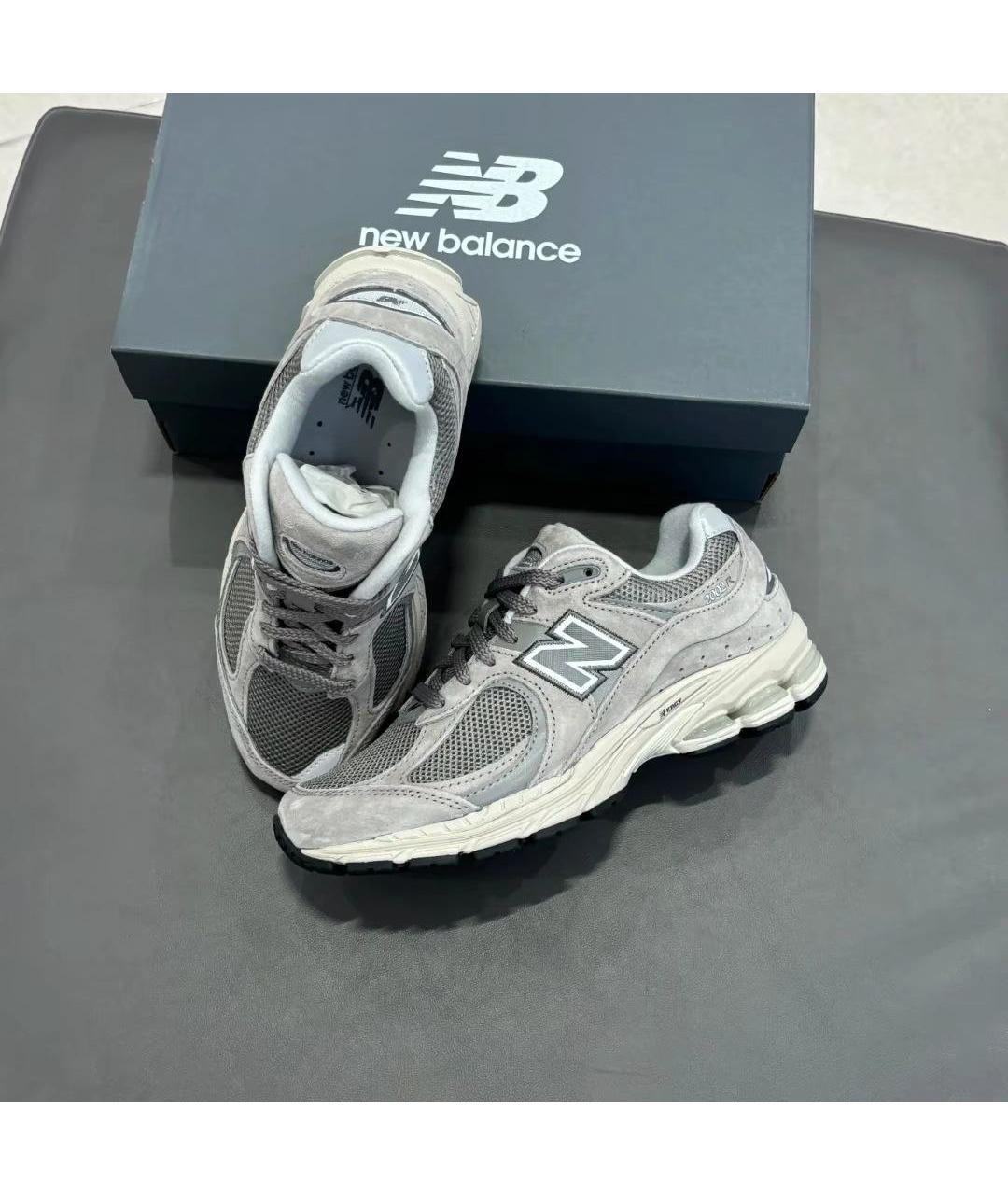 NEW BALANCE Серые текстильные кроссовки, фото 3