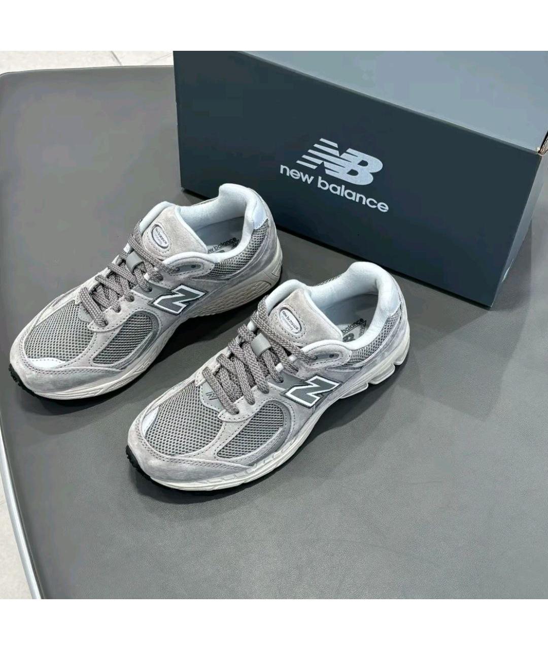 NEW BALANCE Серые текстильные кроссовки, фото 2