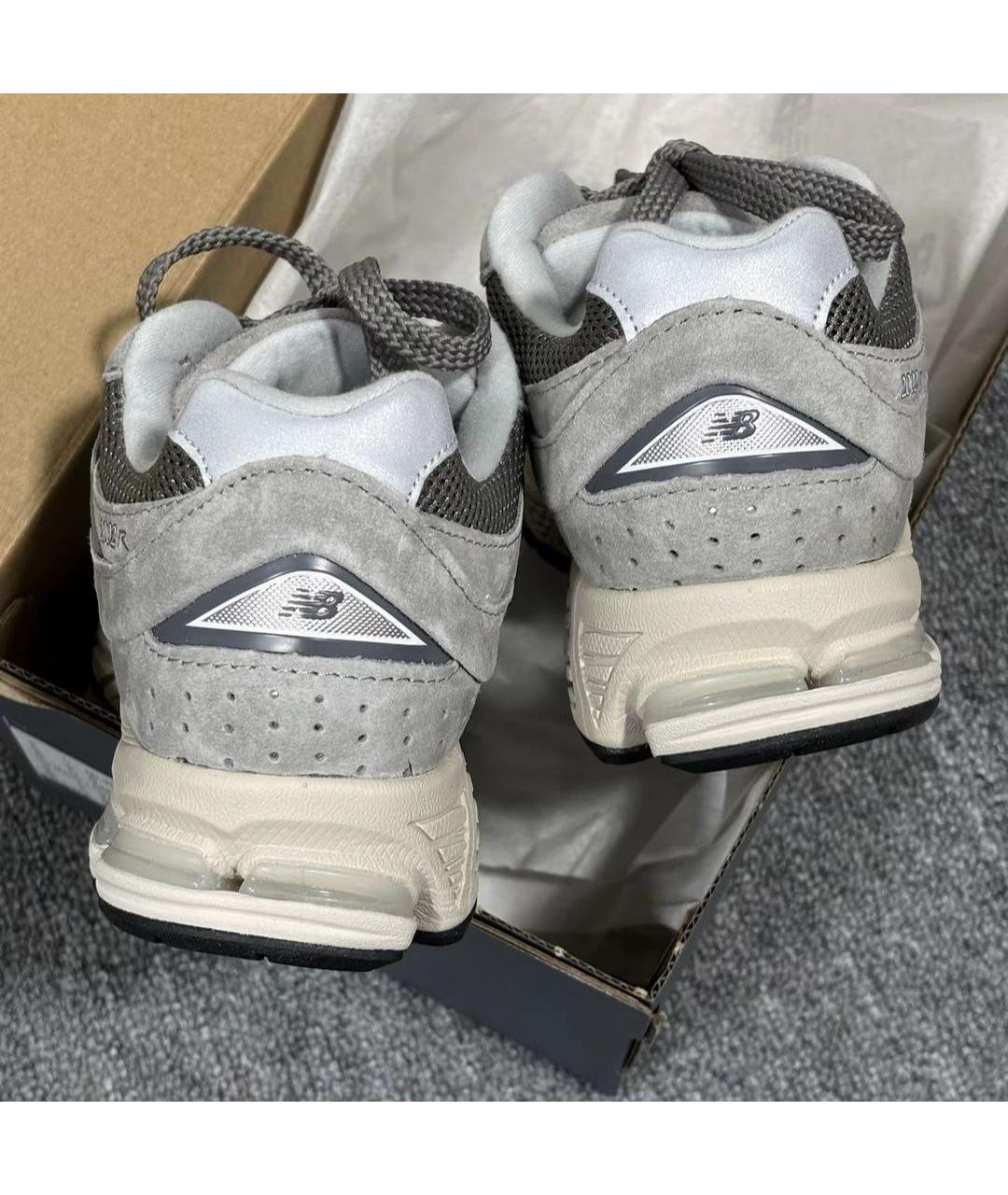 NEW BALANCE Серые текстильные кроссовки, фото 5