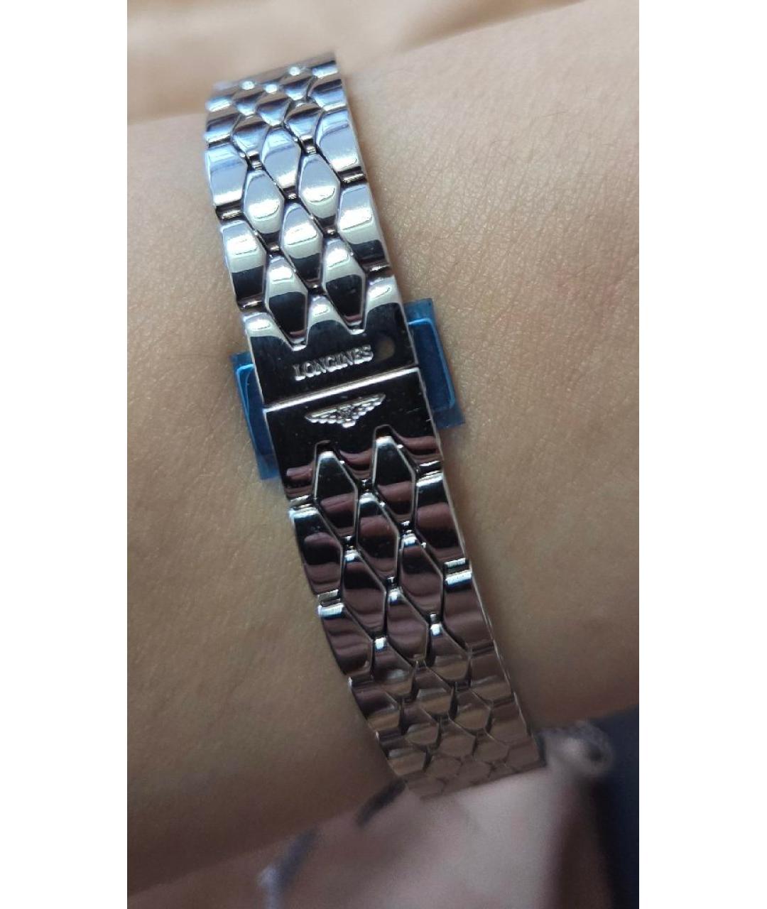 LONGINES Серебряные металлические часы, фото 6
