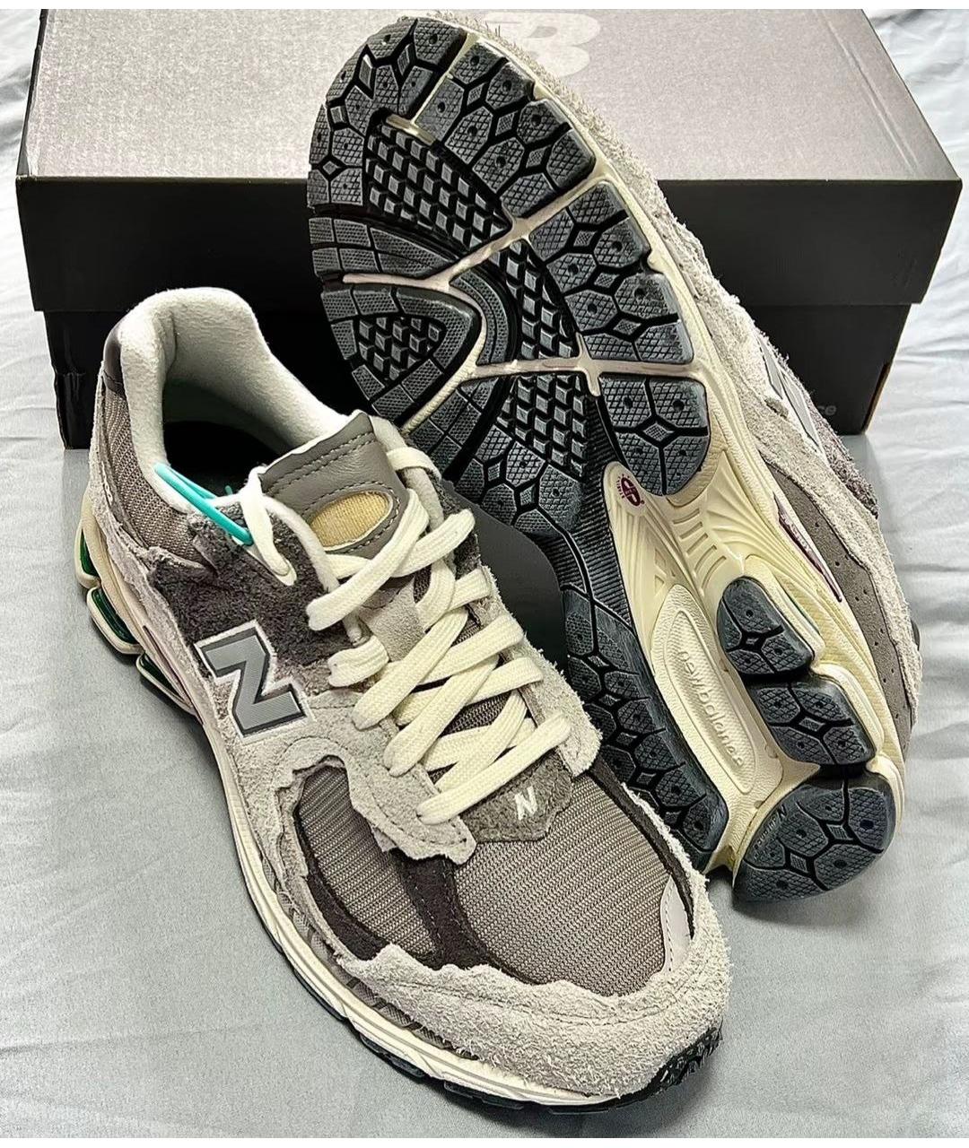 NEW BALANCE Серые текстильные кроссовки, фото 6