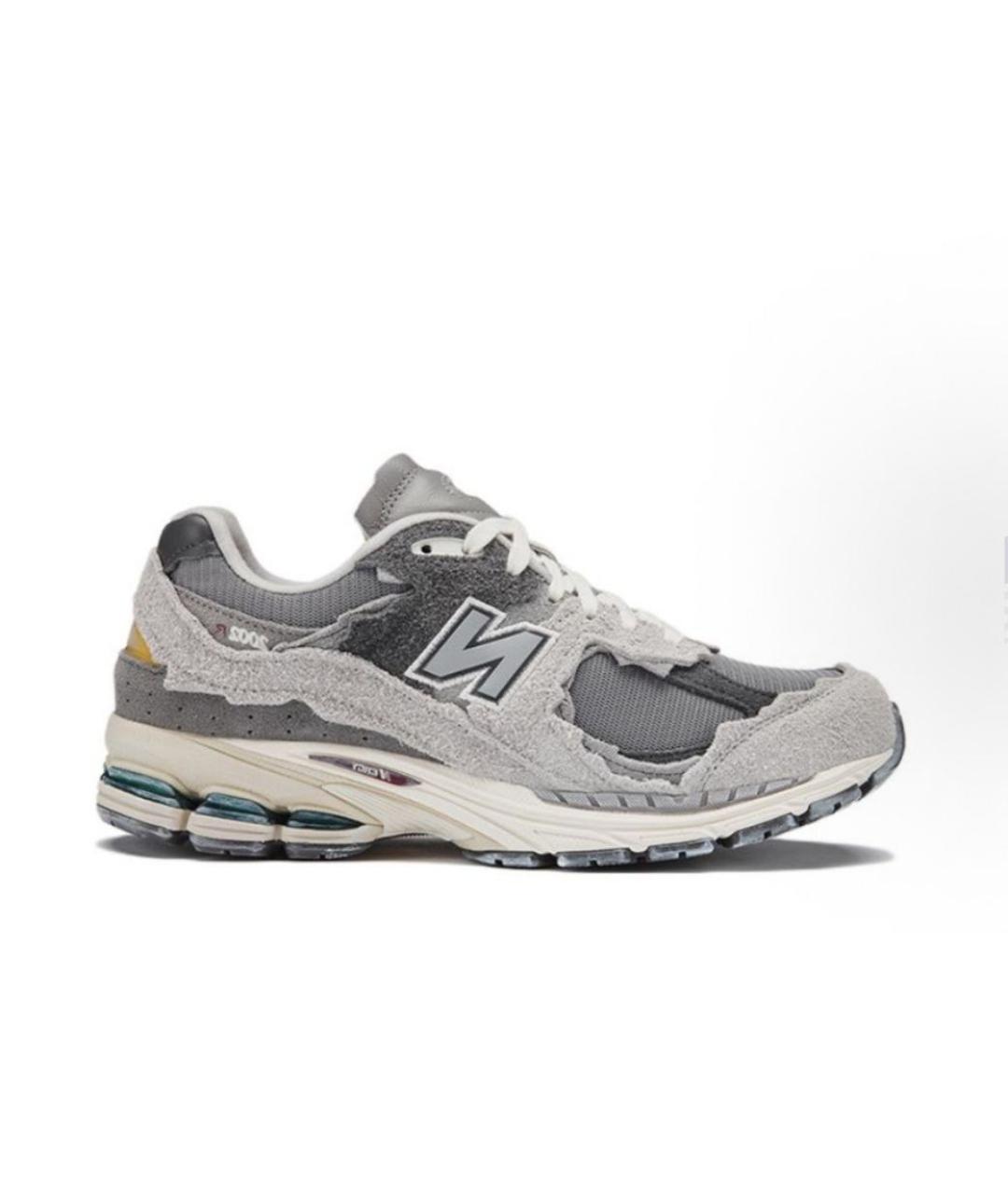 NEW BALANCE Серые текстильные кроссовки, фото 7