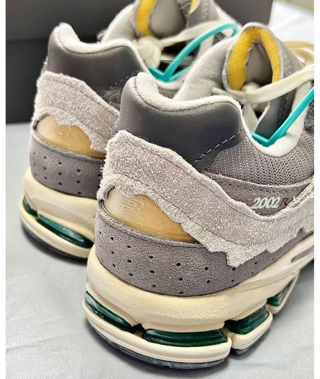 NEW BALANCE Серые текстильные кроссовки, фото 5