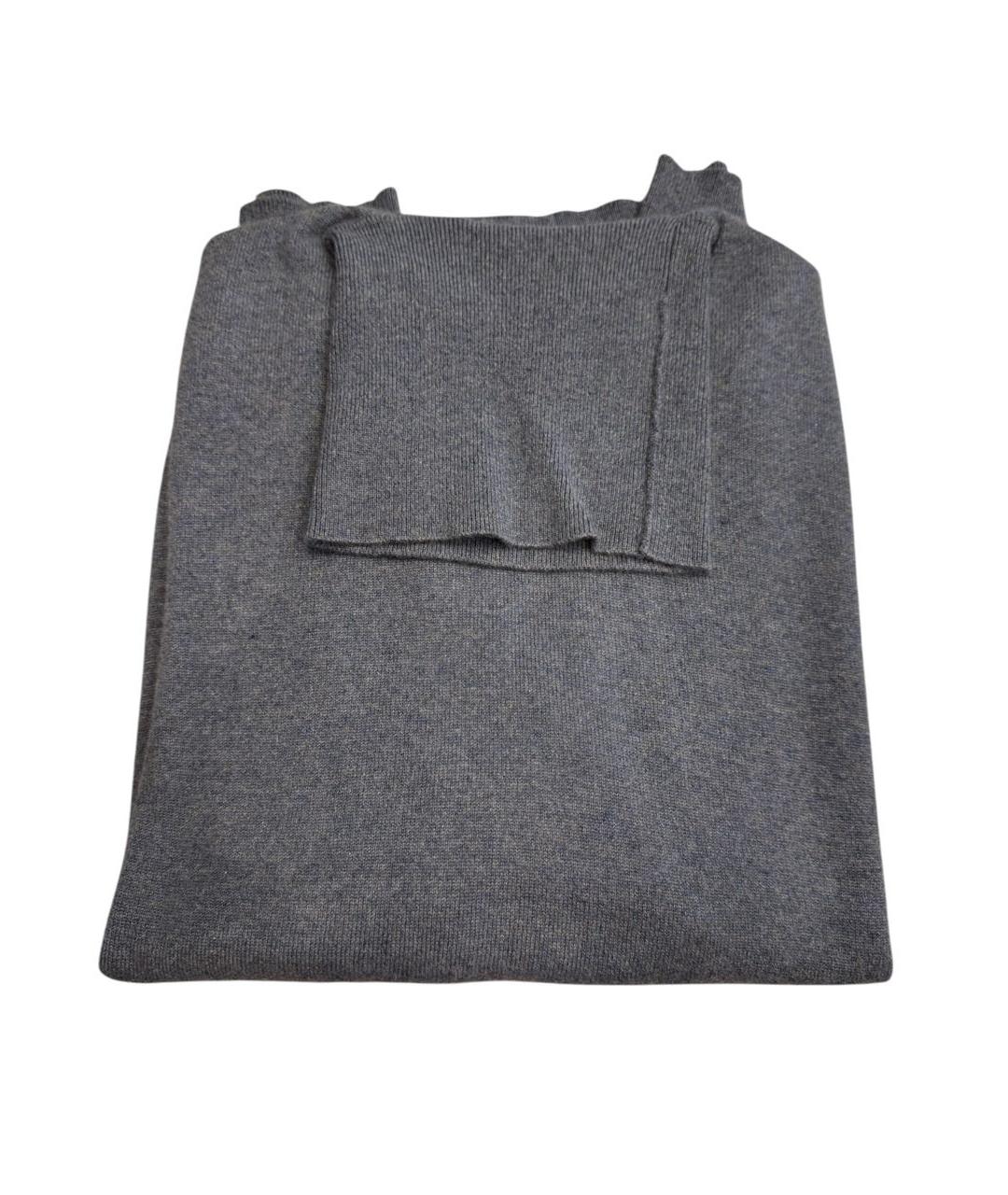 LORO PIANA Серая кашемировая водолазка, фото 3