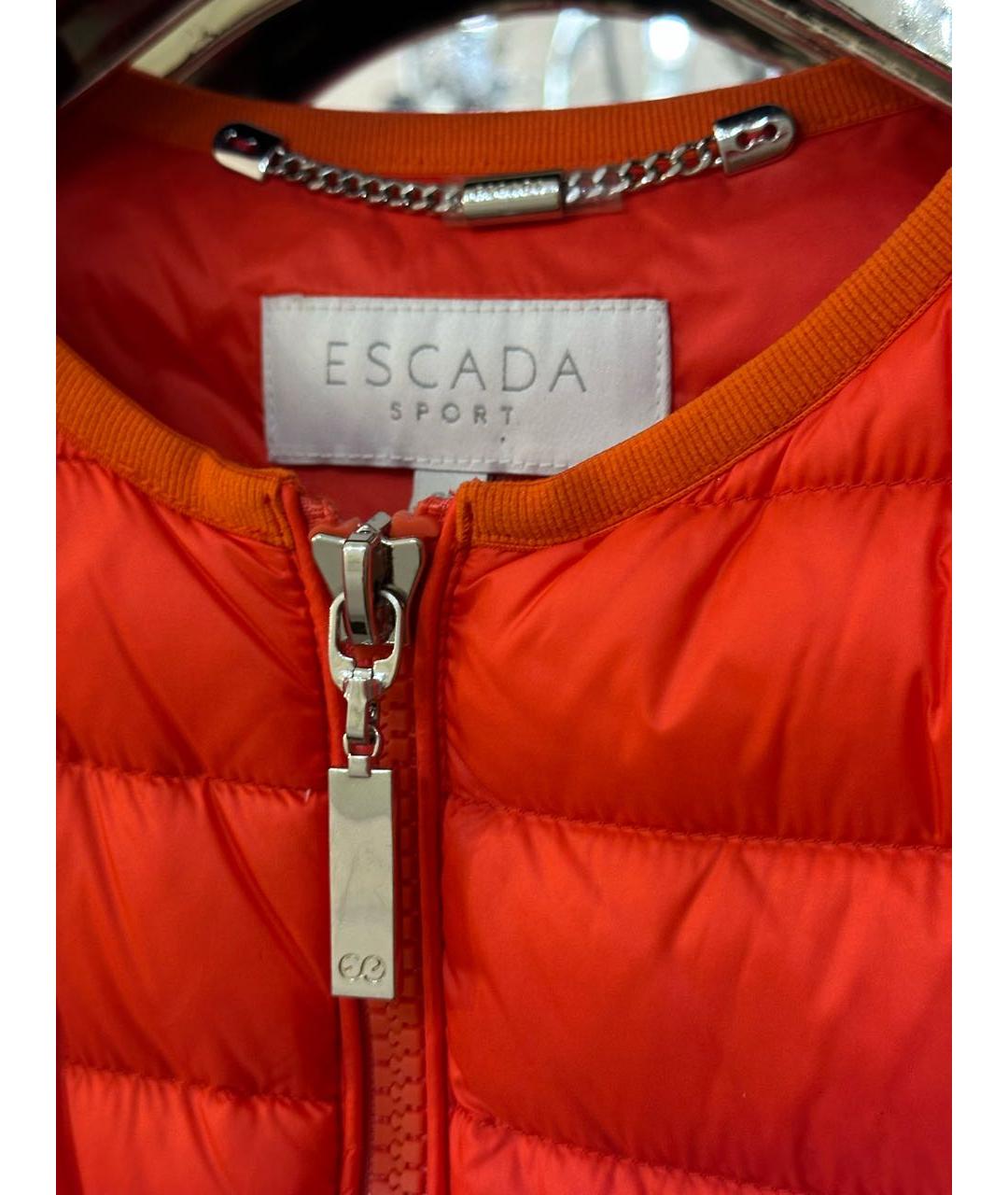 ESCADA Оранжевый полиамидовый жилет, фото 2