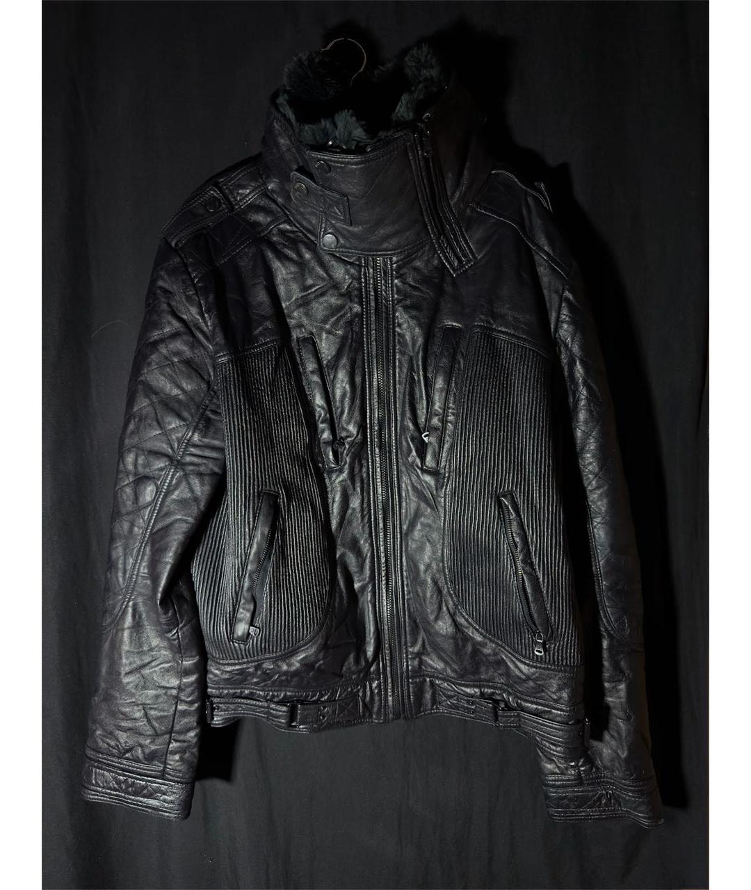DOLCE&GABBANA Черная кожаная куртка, фото 8