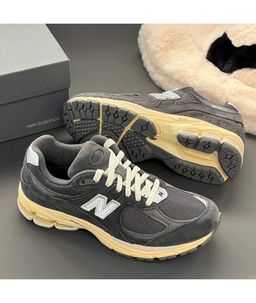 NEW BALANCE Черные текстильные низкие кроссовки / кеды, фото 3