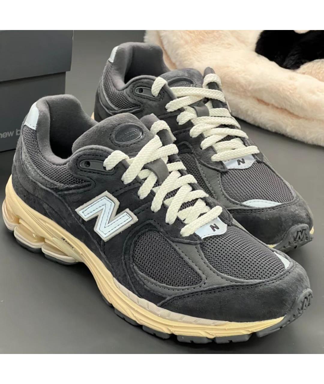 NEW BALANCE Черные текстильные низкие кроссовки / кеды, фото 5