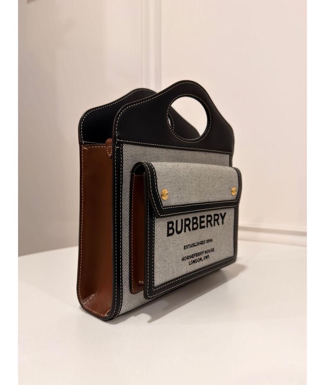 BURBERRY Мульти кожаная сумка через плечо, фото 2