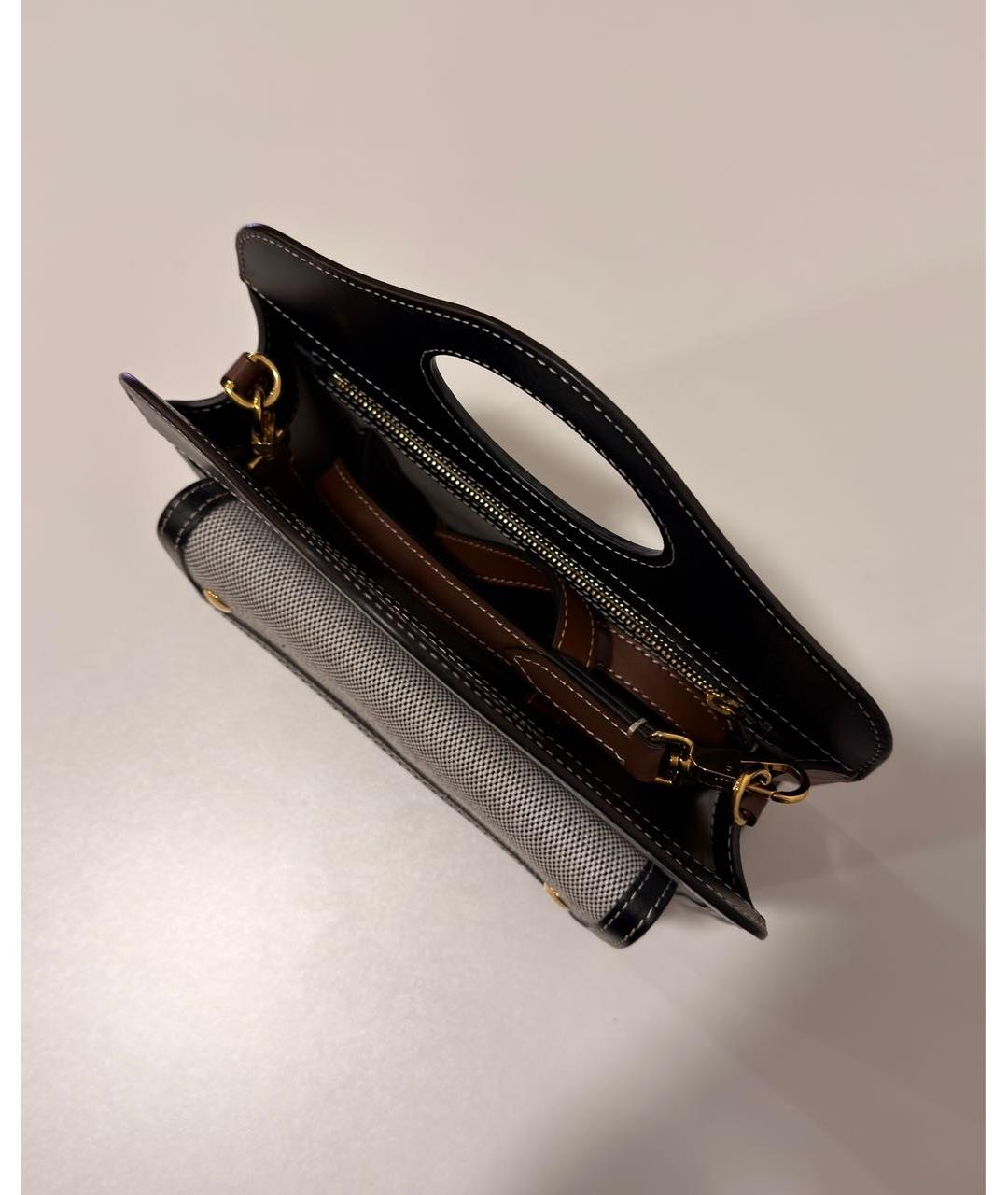 BURBERRY Мульти кожаная сумка через плечо, фото 6