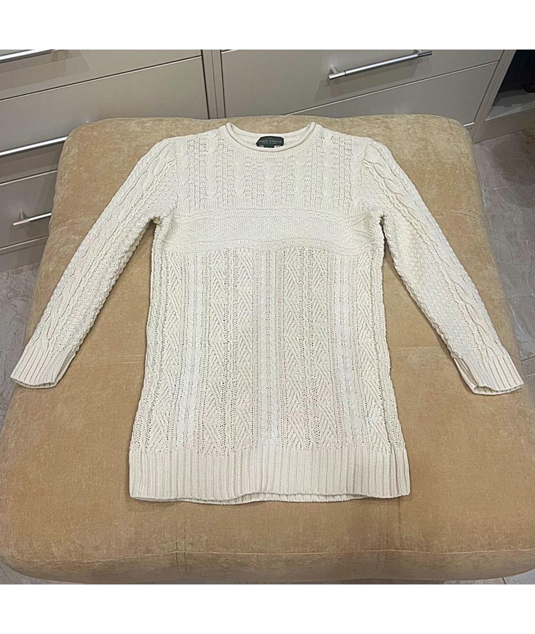 RALPH LAUREN Бежевый хлопковый джемпер / свитер, фото 8