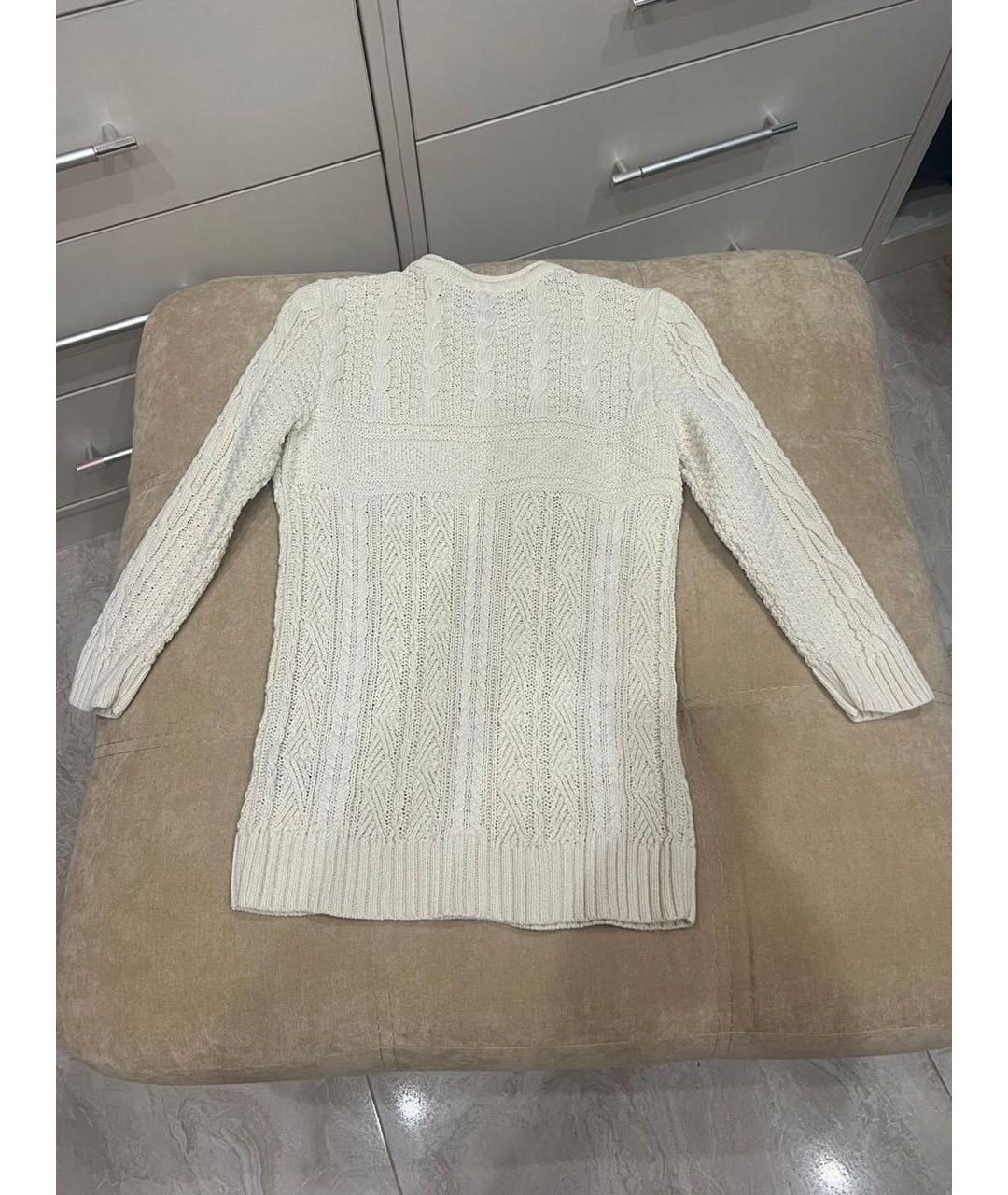 RALPH LAUREN Бежевый хлопковый джемпер / свитер, фото 3