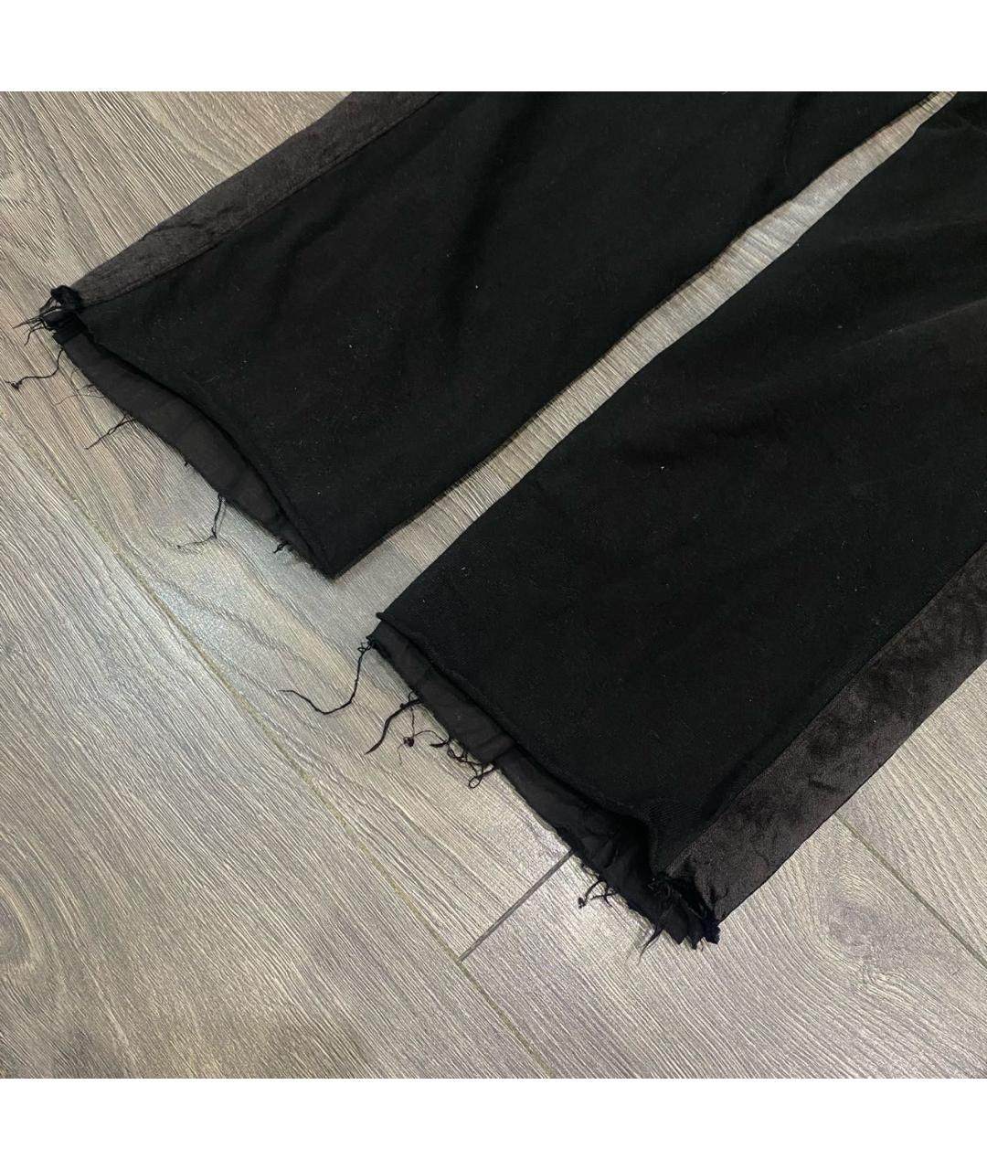 ATTACHMENT Черные хлопковые повседневные брюки, фото 4
