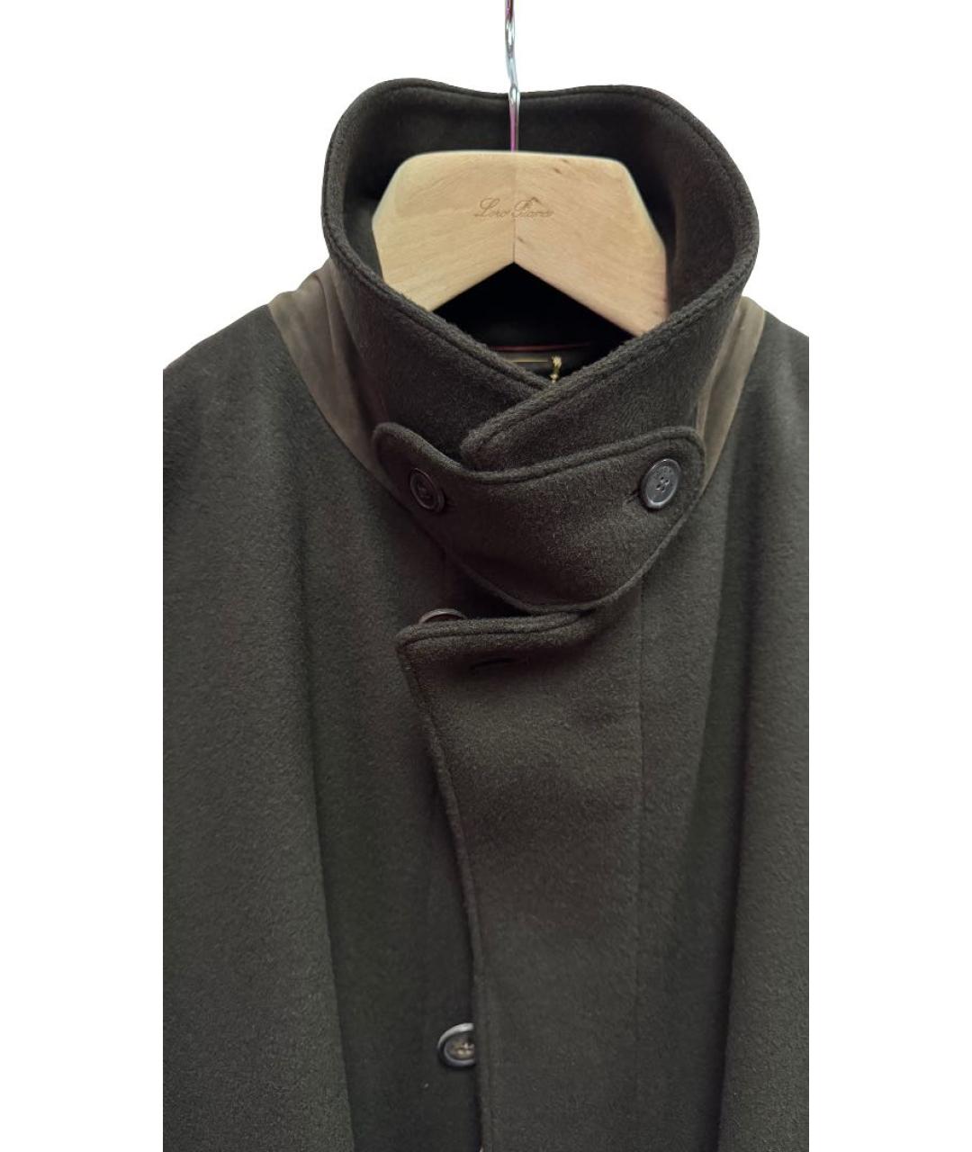 LORO PIANA Коричневое кашемировое пальто, фото 3