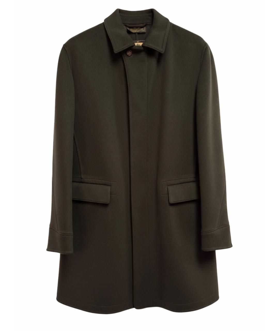 LORO PIANA Коричневое кашемировое пальто, фото 1