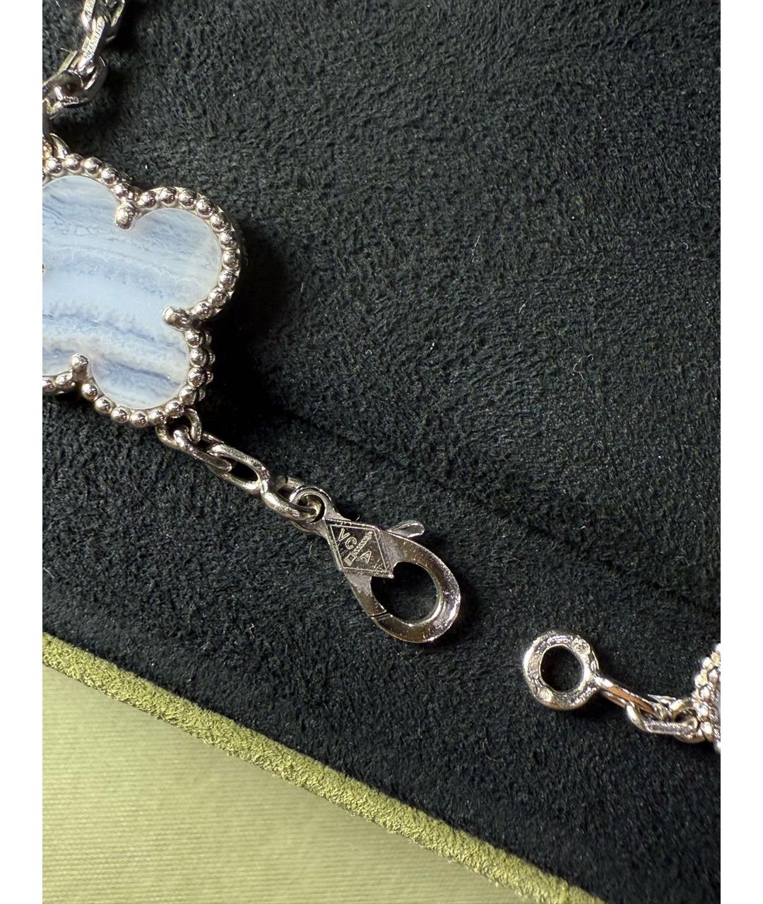 VAN CLEEF & ARPELS Серебрянный браслет из белого золота, фото 4