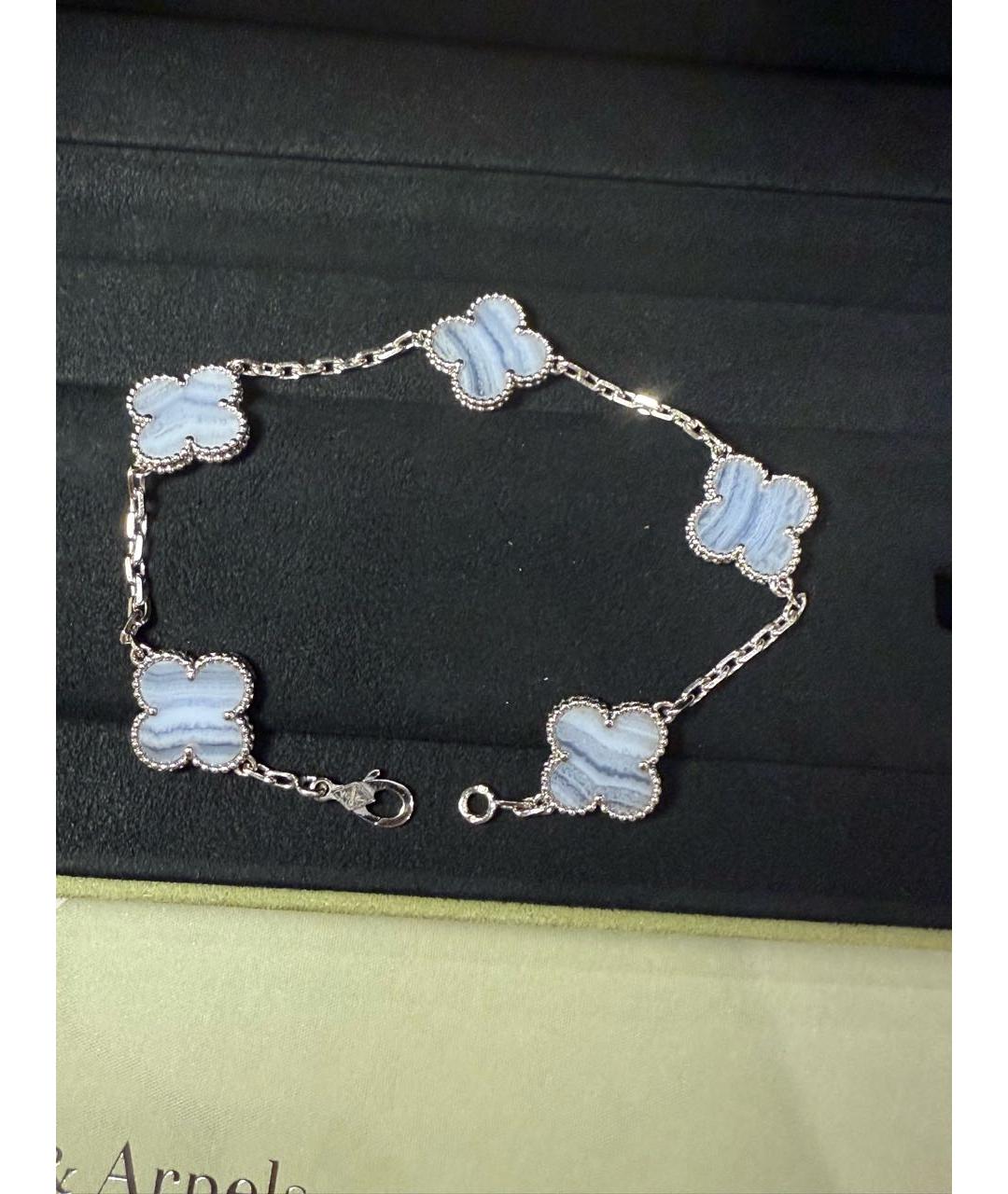 VAN CLEEF & ARPELS Серебрянный браслет из белого золота, фото 5