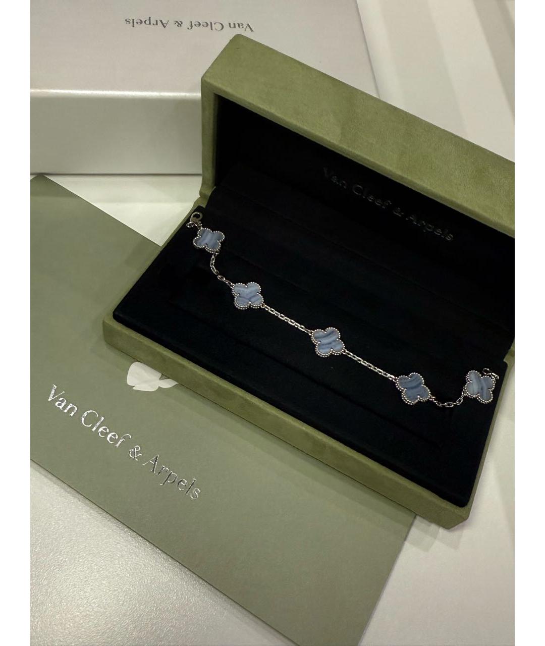 VAN CLEEF & ARPELS Серебрянный браслет из белого золота, фото 2