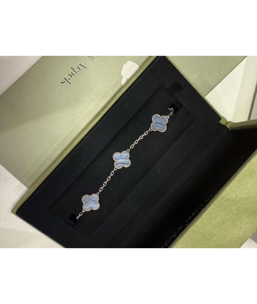 VAN CLEEF & ARPELS Серебрянный браслет из белого золота, фото 3