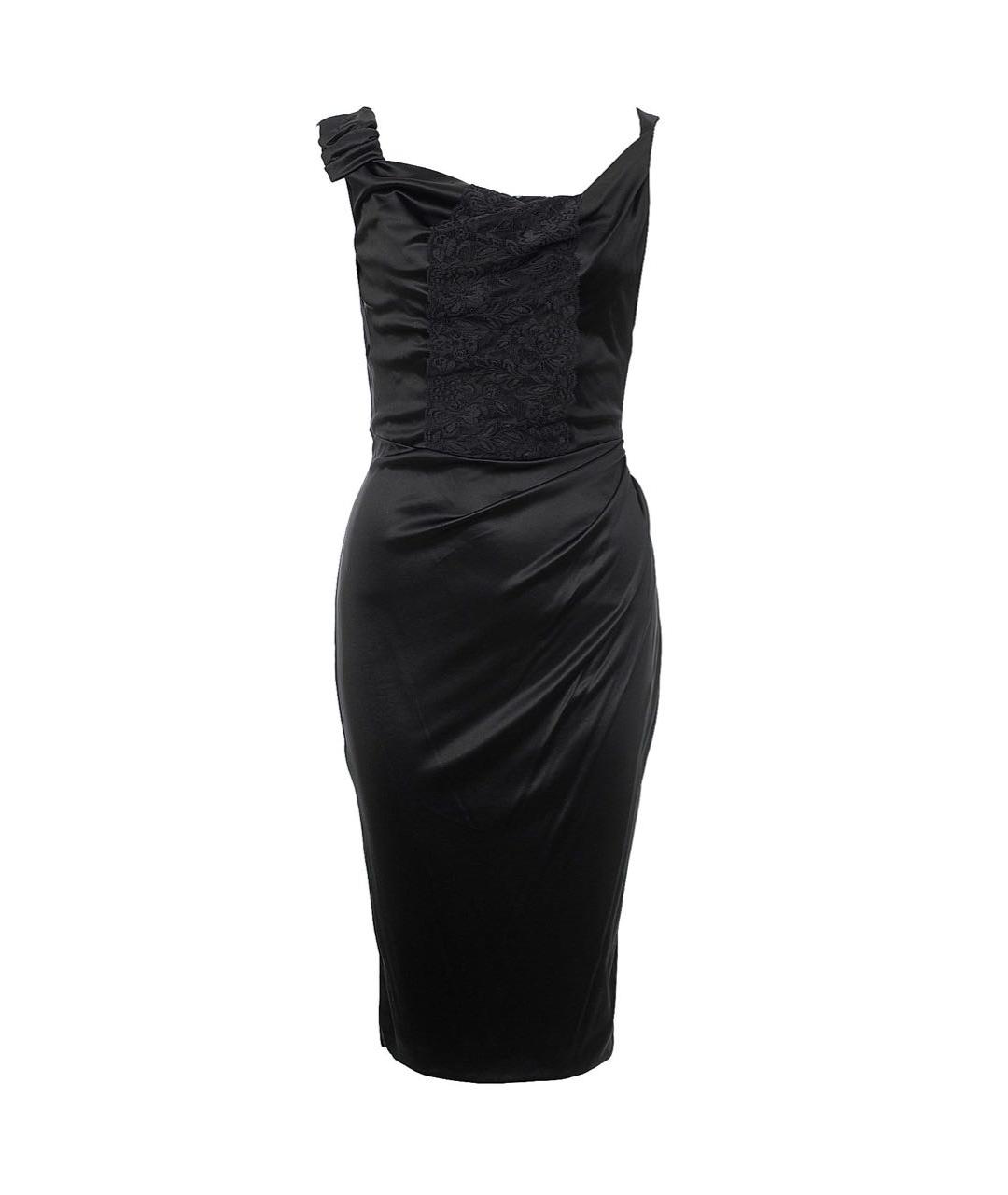 GUCCI Черное вискозное вечернее платье, фото 9