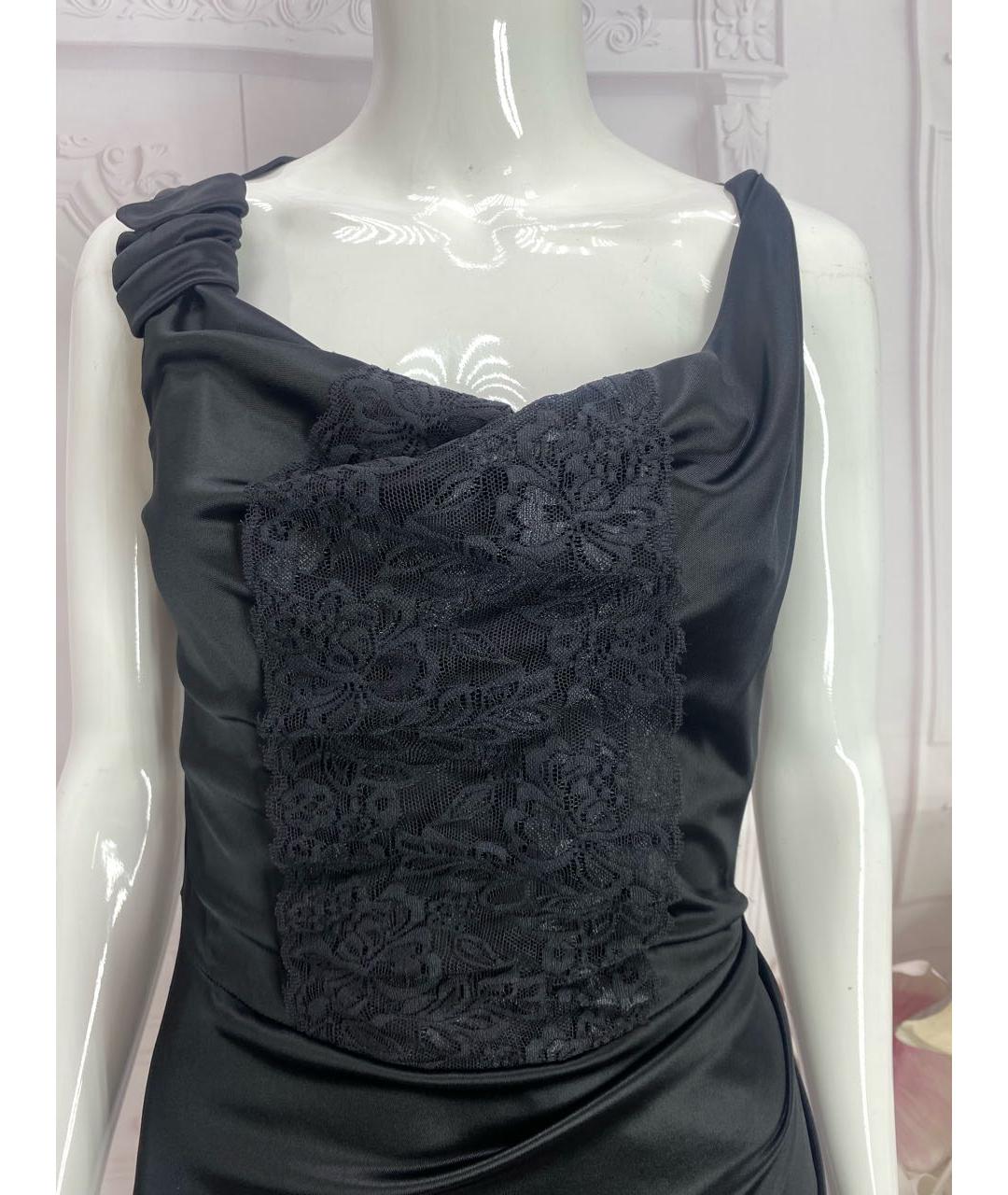 GUCCI Черное вискозное вечернее платье, фото 6