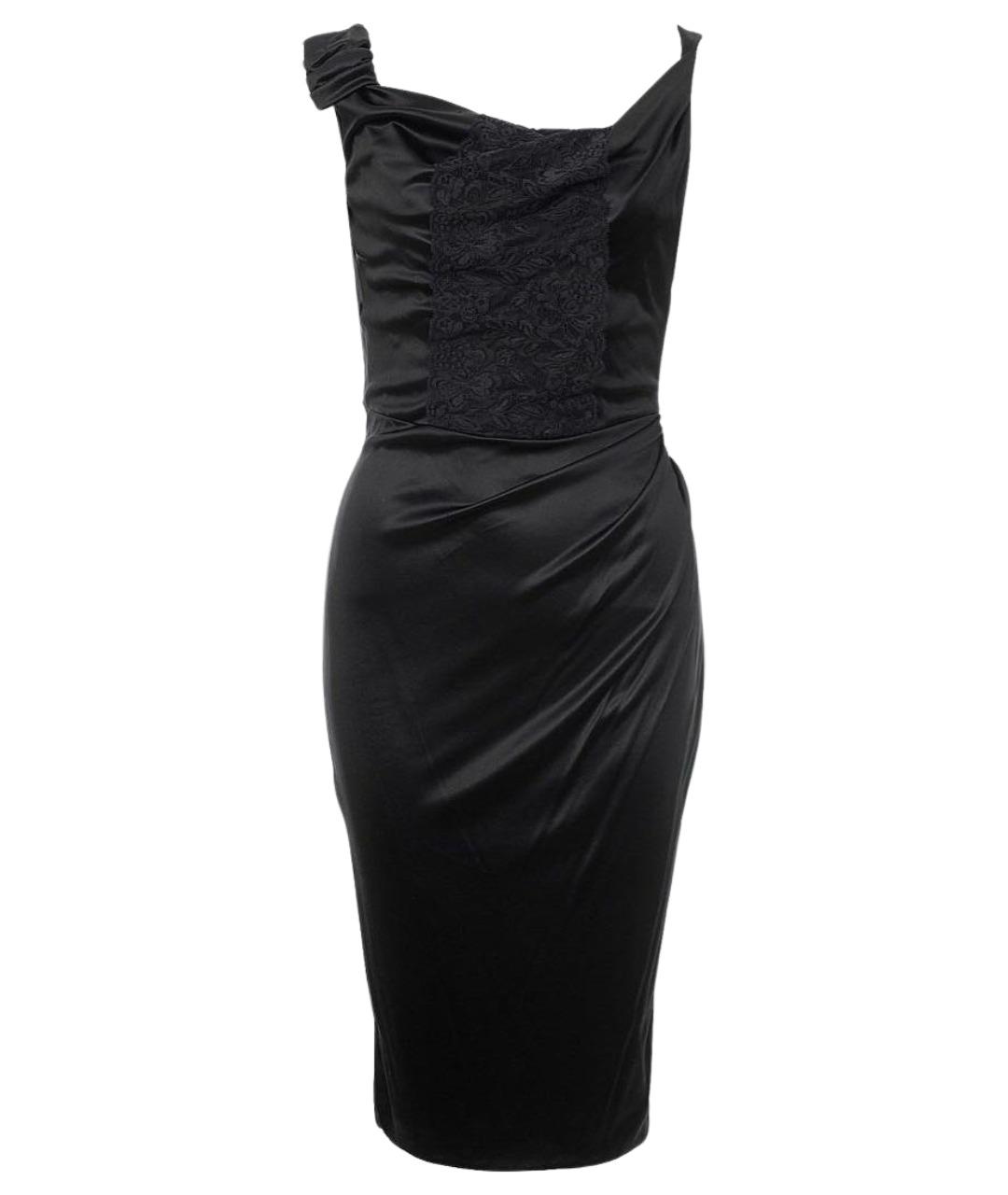 GUCCI Черное вискозное вечернее платье, фото 1