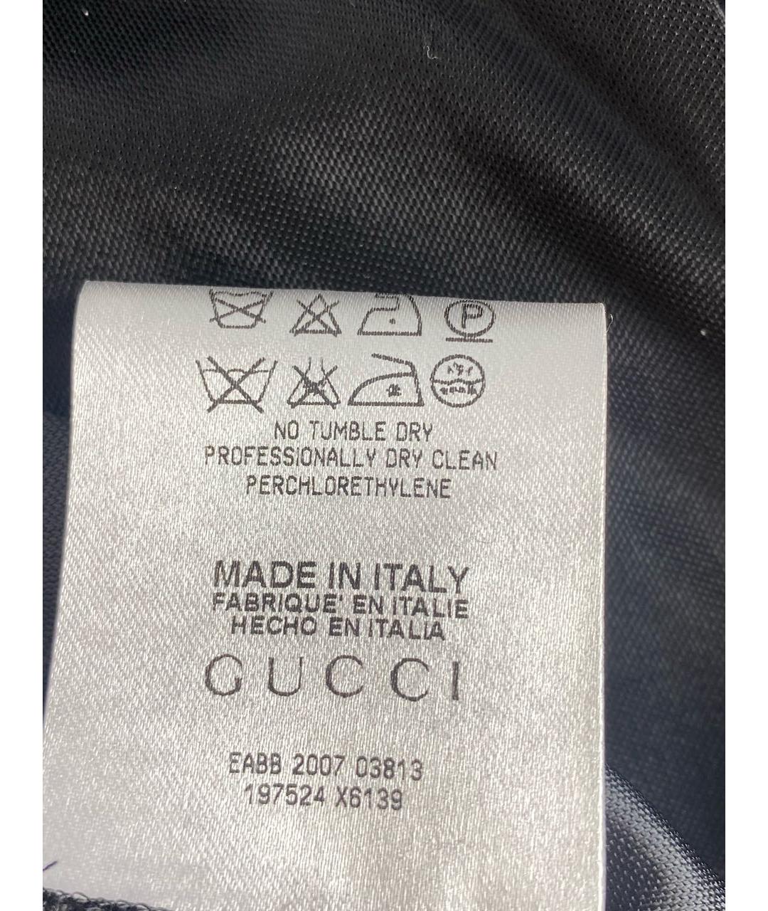 GUCCI Черное вискозное вечернее платье, фото 8