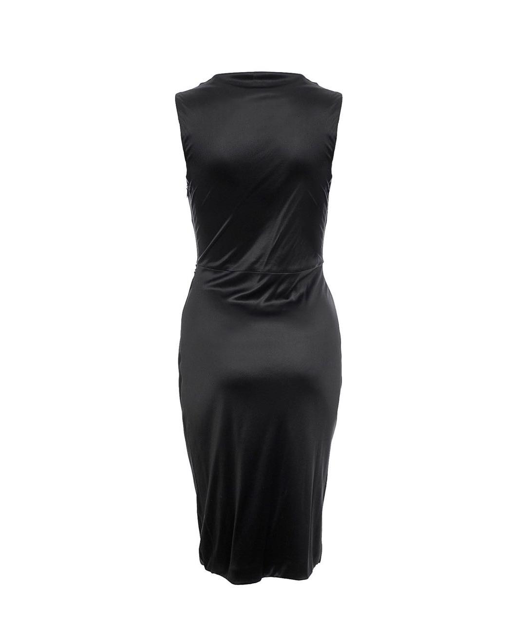 GUCCI Черное вискозное вечернее платье, фото 2