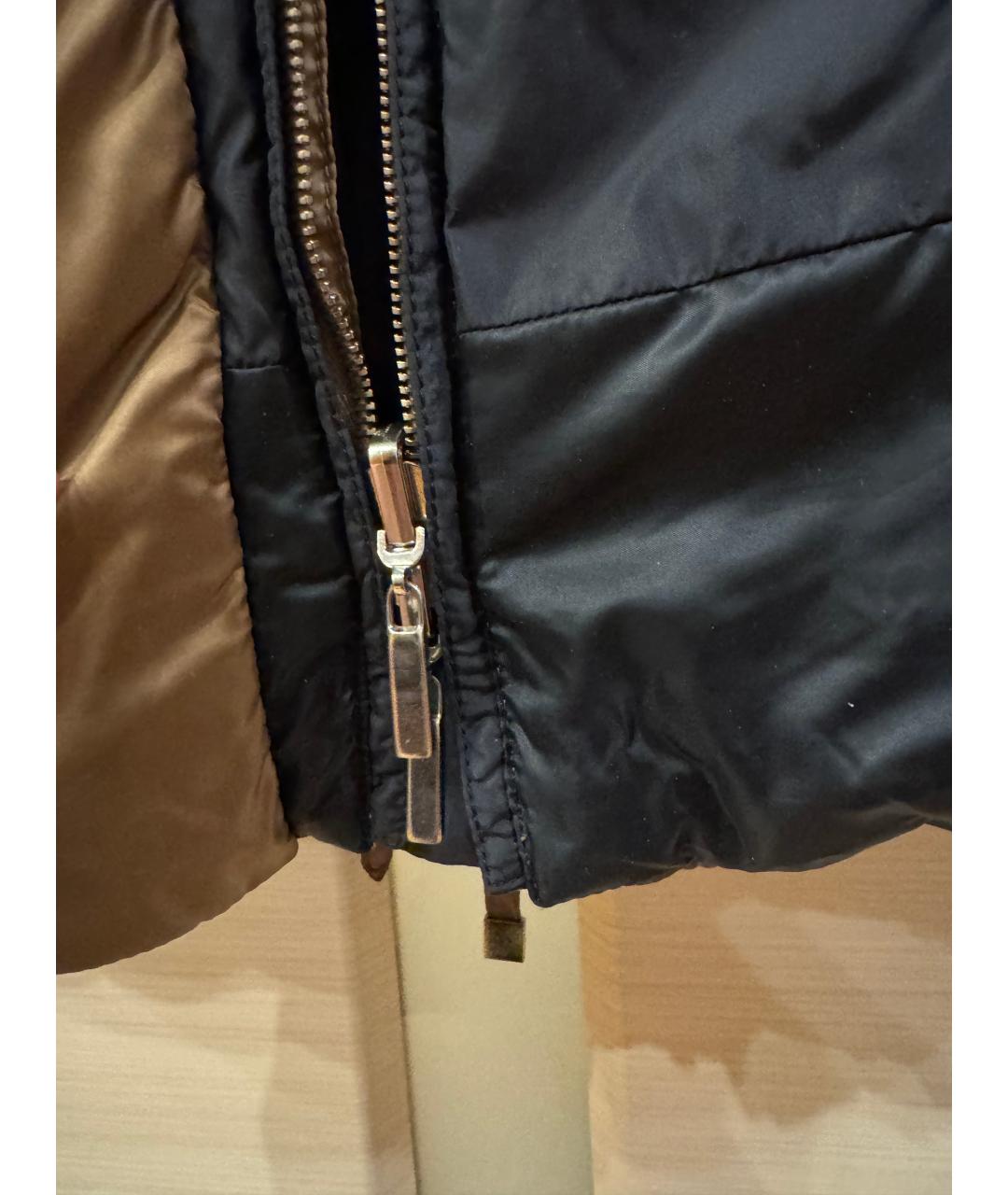 MAX MARA Синее полиамидовое пальто, фото 4