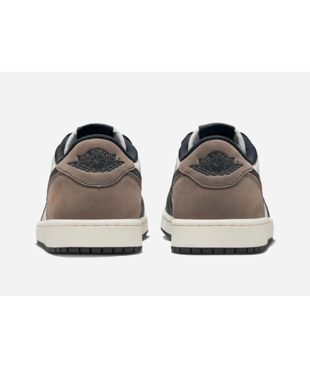 JORDAN Белые кожаные низкие кроссовки / кеды, фото 4