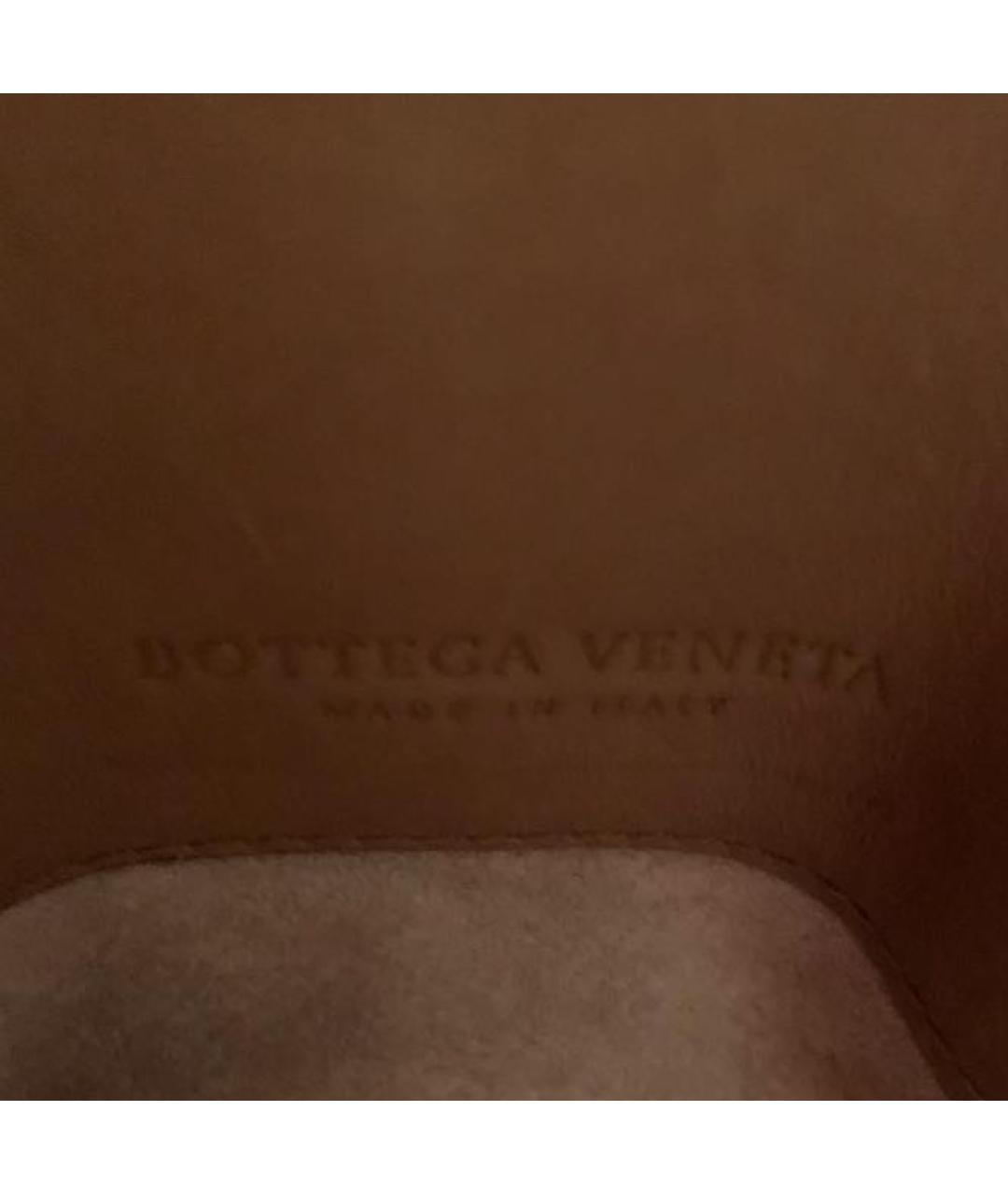 BOTTEGA VENETA Коричневая кожаная сумка тоут, фото 7