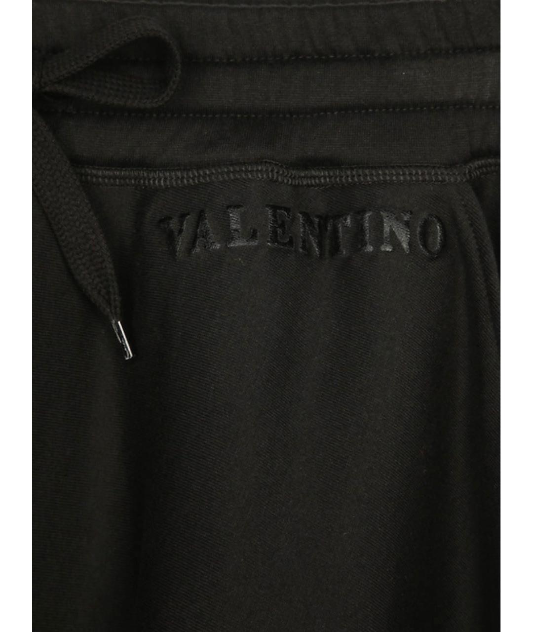 VALENTINO Черная хлопковая юбка миди, фото 4