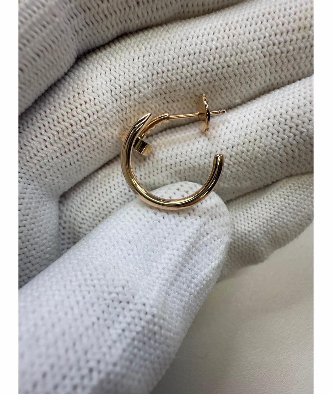 CARTIER Золотые серьги из розового золота, фото 4