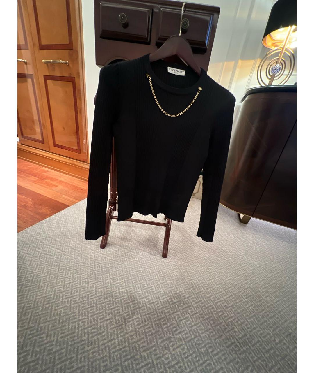 GIVENCHY Черный вискозный джемпер / свитер, фото 9