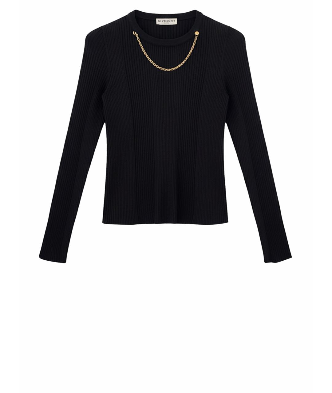 GIVENCHY Черный вискозный джемпер / свитер, фото 1