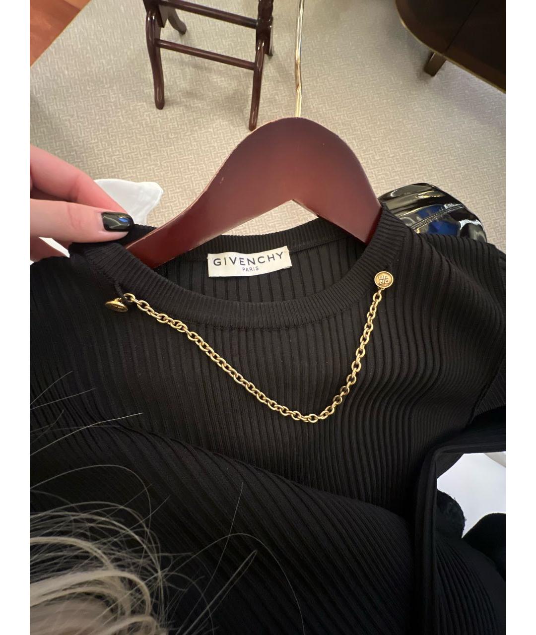 GIVENCHY Черный вискозный джемпер / свитер, фото 5