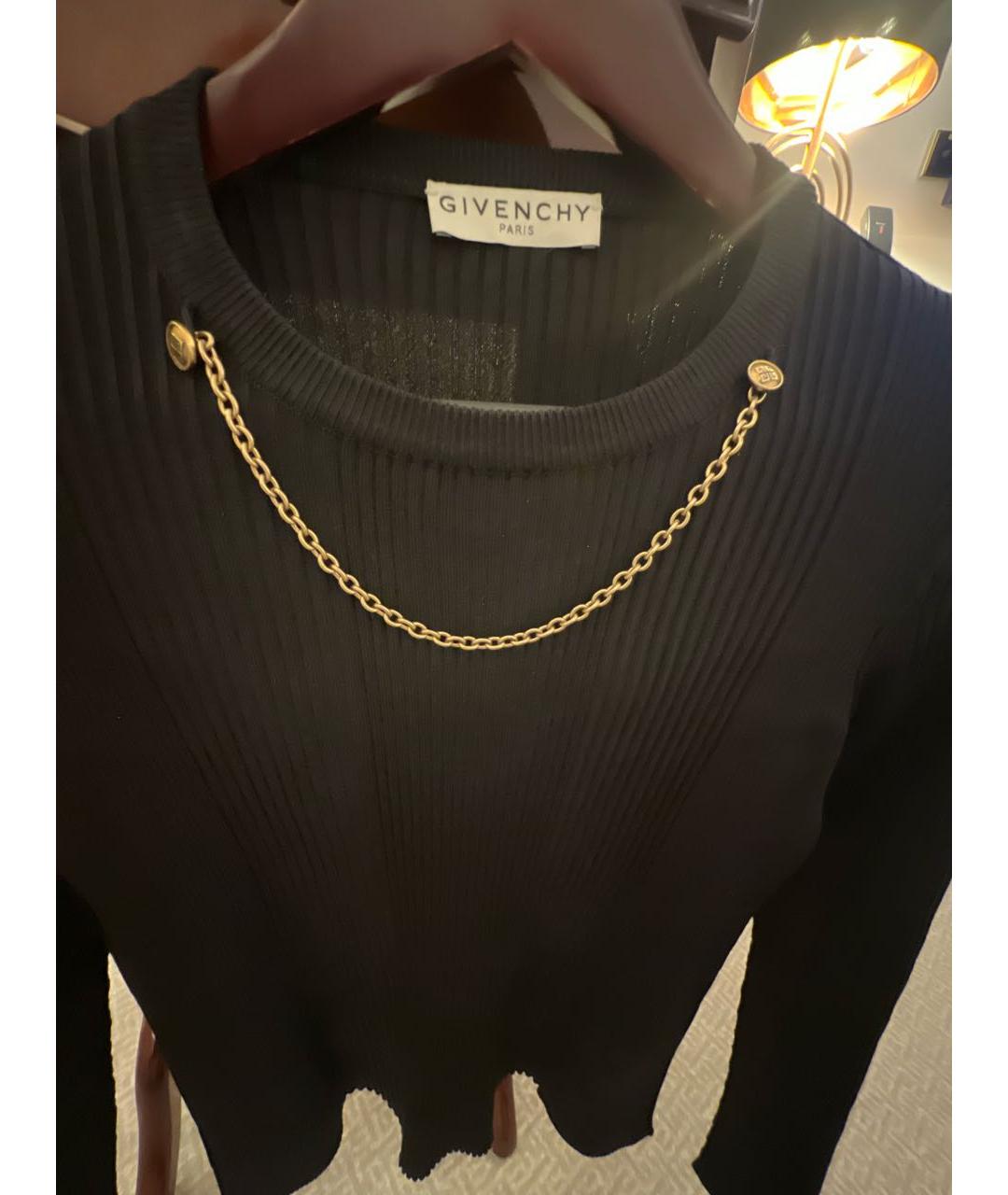 GIVENCHY Черный вискозный джемпер / свитер, фото 4