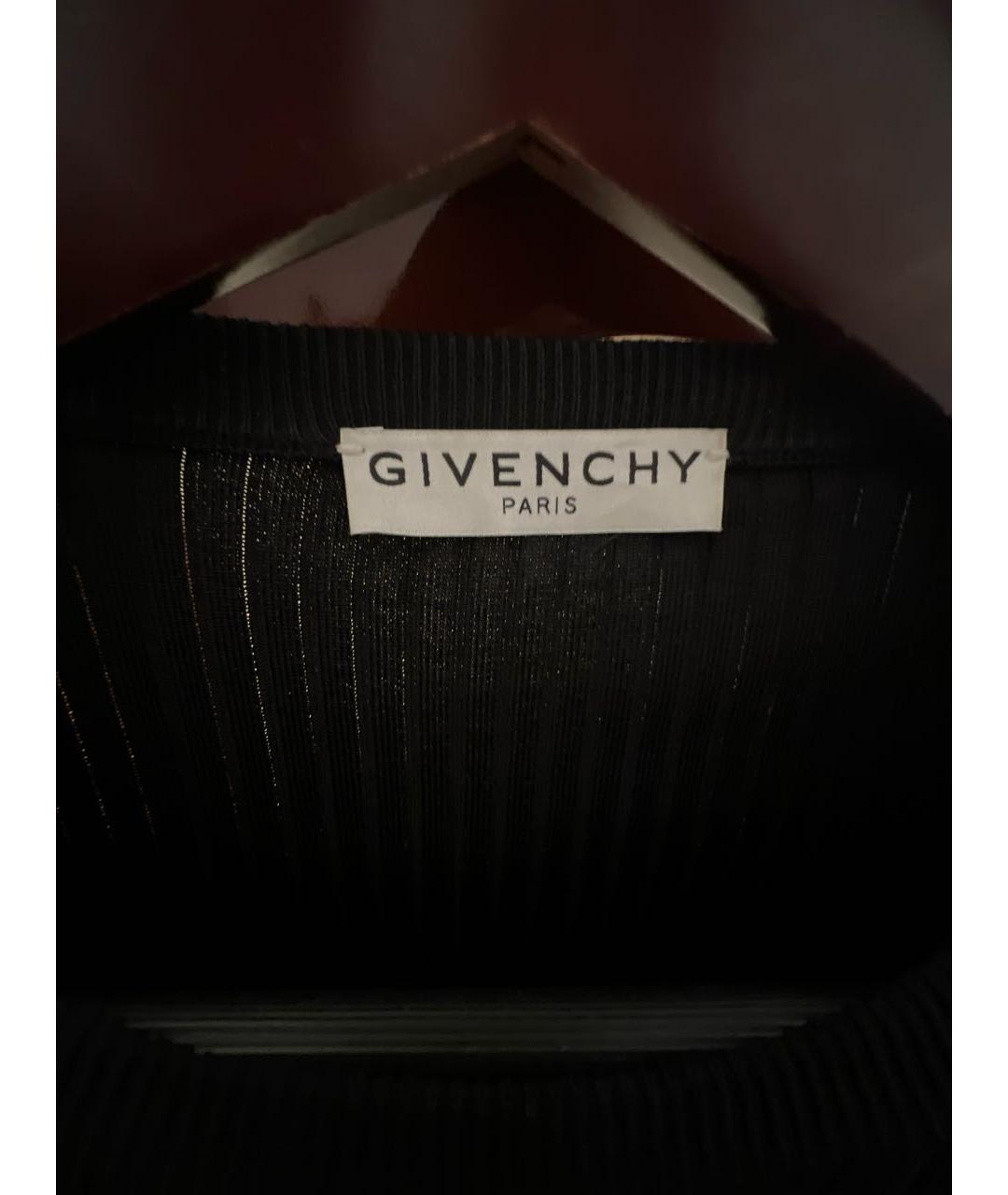 GIVENCHY Черный вискозный джемпер / свитер, фото 3