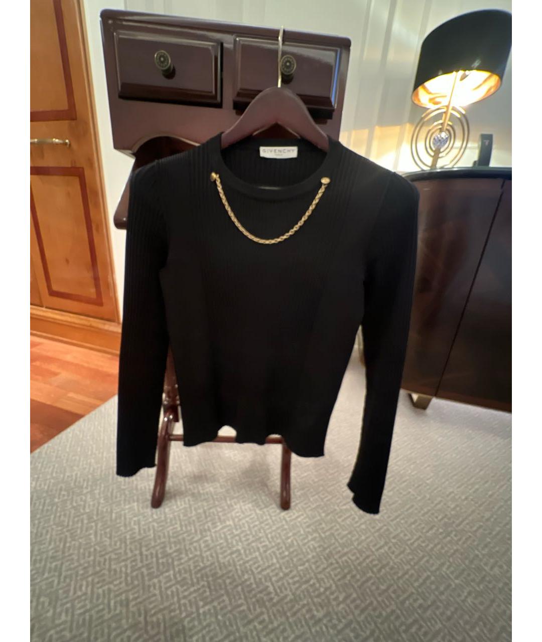 GIVENCHY Черный вискозный джемпер / свитер, фото 8