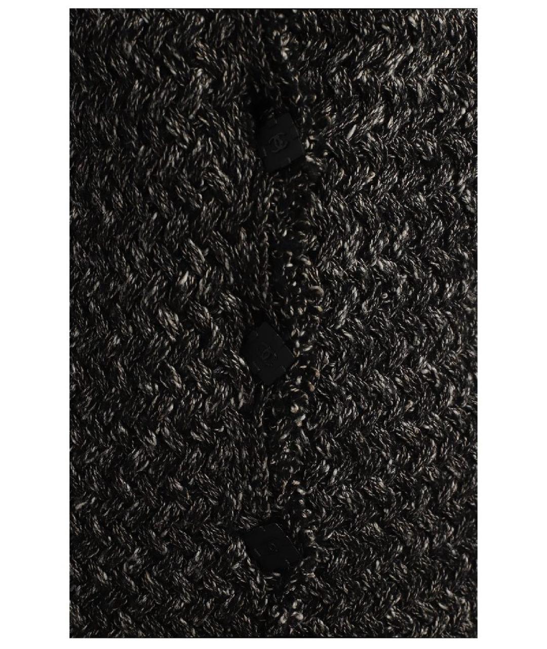 CHANEL Серое кашемировое пальто, фото 3